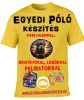 Egyedi fényképes férfi póló készítés – Saját képpel, felirattal