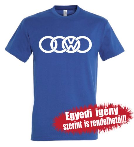 AUDI póló - Audi jelben vw jel