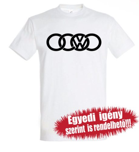 AUDI póló - Audi jelben vw jel