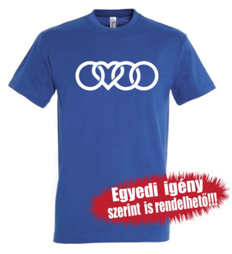 AUDI póló - Audi jelben szív