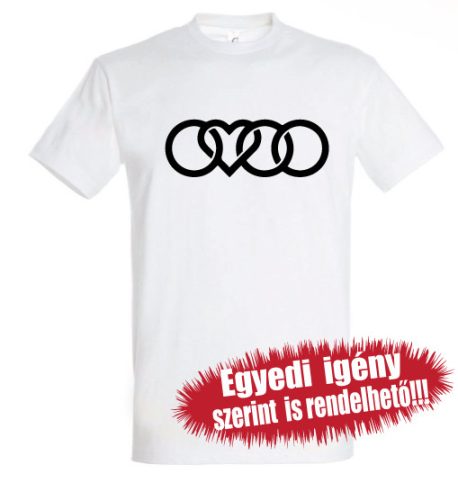 AUDI póló - Audi jelben szív