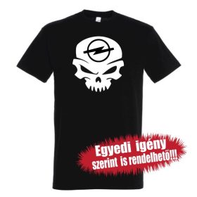 Opel póló - OPEL jel koponyával