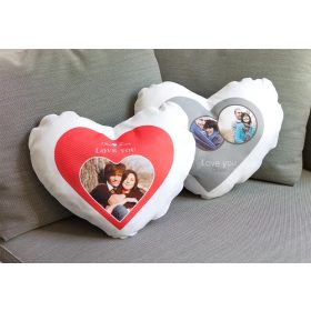 Szublimációs szív alakú párnahuzat