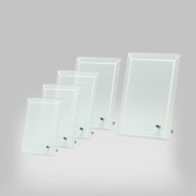 Gravírozott Üvegdíj - Brick