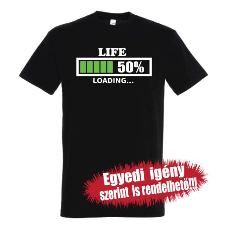 Születésnapi póló egyedi évszámmal - Élet energia