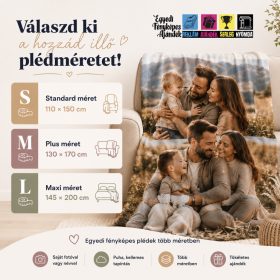   Egyedi takaró, pléd készítés, TELJES felületű nyomtatással