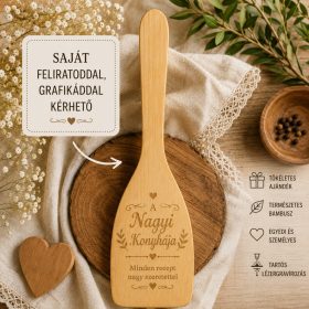 Egyedi gravírozott fakanál