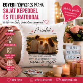 Egyedi fényképes párna - 1 fényképpel