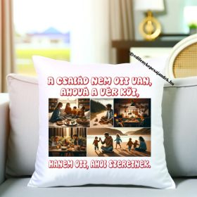 Egyedi fényképes párna - 5 fényképpel