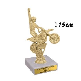 Gravírozott figurás díj - Motoros