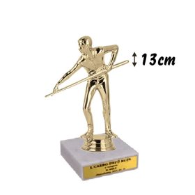 Gravírozott figurás díj - Biliárd