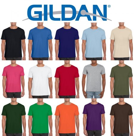 Gildan Softstyle férfi póló - GI64000 - 55 féle színváltozatban
