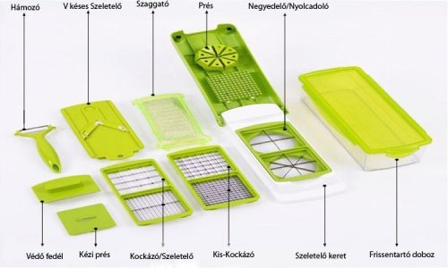 Multifunkciós szeletelő, aprító, ami egyik konyhából se hiányozhat!