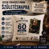 Születésnapi párna - a legenda folytatódik - egyedi fényképpel, felirattal is kérhető