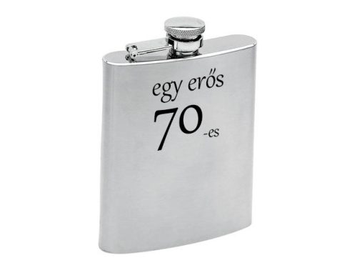 Fém laposüveg - 70. Születésnapra, Fém laposüveg - 70. Születésnapra