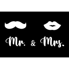 Lábtörlő – Mr. és Mrs., Lábtörlő – Mr. és Mrs.