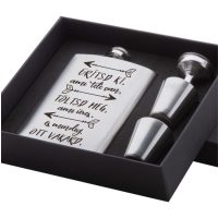 Flaskák, fém laposüvegek  - egyedi gravírozással