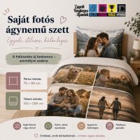 Egyedi fényképes ágyneműhuzat tervezés, készítés