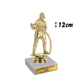 Tűzoltó díj, figura - egyedi képpel, felirattal