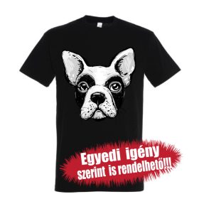 Francia Bulldog póló - Francia bulldog head