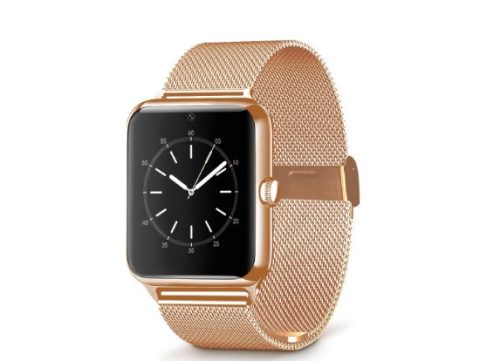 AlphaOne fémszíjas okos óra, SIM kártya, magyar, beépített kamera, 2 féle színben