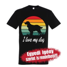 Spánieles póló - I love my dog