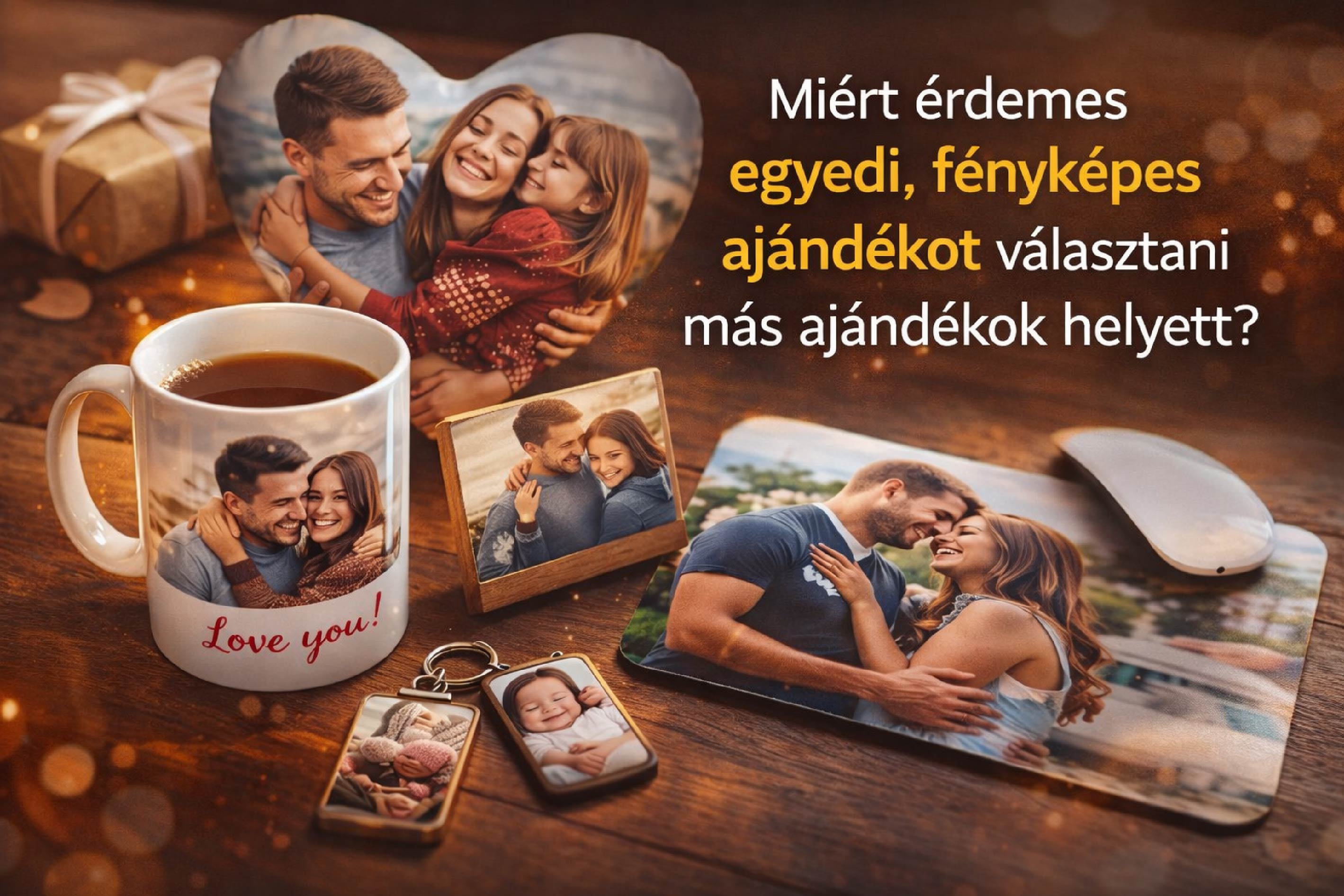 Miért érdemes egyedi, fényképes ajándékot választani más ajándékok helyett?